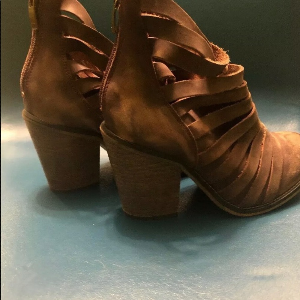 Free People HYBRID Strappy Heel Ankle Booties